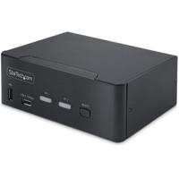 StarTech.com 2-Port Dual-Monitor DisplayPort KVM Switch, 8K 60Hz / 4K 144Hz, DP 1.4, 2x USB 10Gbps P