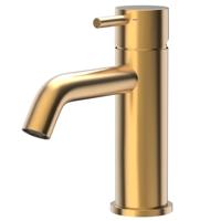 Wastafelkraan Xenz Duero | Opbouw | Mengkraan | Standaard model | Goud geborsteld