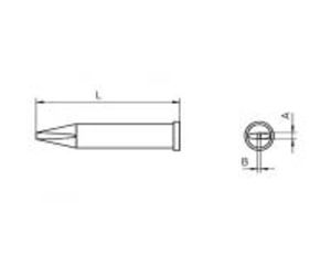 Weller XT-A Soldeerpunt Beitelvorm Grootte soldeerpunt 1.6 mm Inhoud: 1 stuk(s)