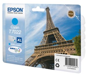 Epson Eiffel Tower Ink Cartridge XL Cyan 2k