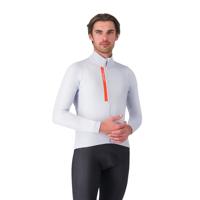 Castelli Entrata Thermal fietsshirt lange mouw silver grey/brilliant orange heren XL