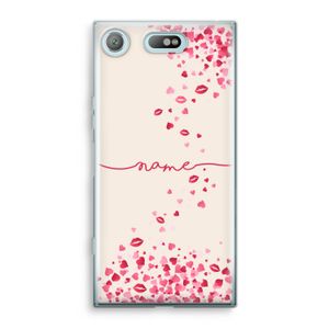 Hartjes en kusjes: Sony Xperia XZ1 Compact Transparant Hoesje