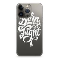 Born to Fight: iPhone 13 Pro Transparant Hoesje