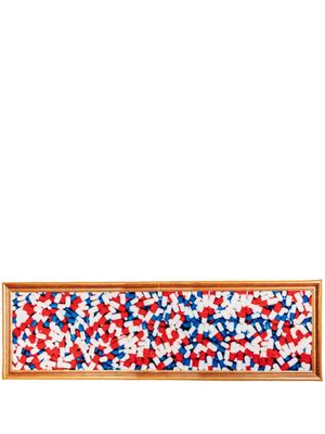 Seletti Tapis Pills à imprimé graphique (200 x 60 cm) - Multicolore