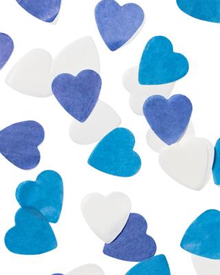 HEMA Confetti blauw