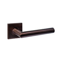 Deurkruk Q 04 op rozet verdekt 53x53x6mm PVD brons