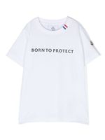 Moncler Enfant t-shirt à encolure ronde - Blanc - thumbnail