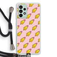 Waterijsjes: Samsung Galaxy A52s 5G Transparant Hoesje met koord