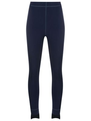 Gloria Coelho legging asymétrique à taille haute - Bleu