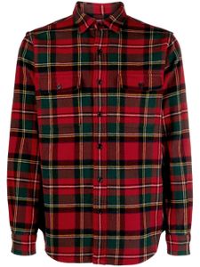 Polo Ralph Lauren chemise en laine à motif tartan - Rouge