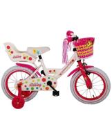 Volare ashley kinderfiets - meisjes - 14 inch - wit - 95% afgemonteerd Volare ashley kinderfiets - meisjes - 14 inch - wit - 95% afgemonteerd