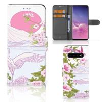 Samsung Galaxy S10 | Telefoonhoesje | Met pasjeshouder | Bird Standing