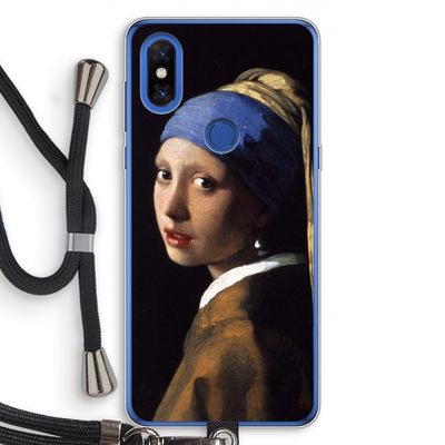 The Pearl Earring: Xiaomi Mi Mix 3 Transparant Hoesje met koord