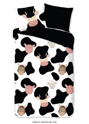 Good Morning Kinderdekbedovertrek "koeien" - Multi - (140x200/220 cm) - Katoen Good Morning Kinderdekbedovertrek "koeien" - Multi - (140x200/220 cm) - Katoen