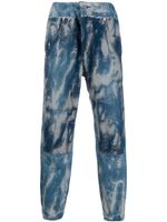 AMBUSH pantalon de jogging à effet délavé - Bleu