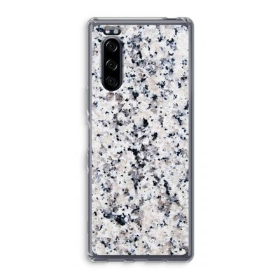 Gespikkelde marmer: Sony Xperia 5 Transparant Hoesje