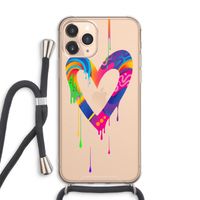 Melts My Heart: iPhone 11 Pro Max Transparant Hoesje met koord