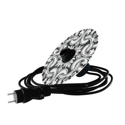 Hanglamp buiten platte design kap 5 meter E27 IP65