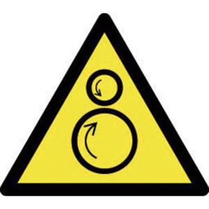 Waarschuwingsbord Waarschuwing voor tegengesteld draaiende rollen 1 stuk(s)