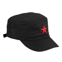 Widmann verkleede Cap - met rode ster - verkleed accessoire - carnaval Widmann verkleede Cap - met rode ster - verkleed accessoire - carnaval