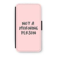 Morning person: iPhone XS Flip Hoesje Morning person: iPhone XS Flip Hoesje