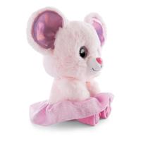 Nici glubschis pluchen knuffel ballerina muis yammy, 15cm