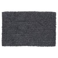 Badmat Misto Chenille Katoen 90x60 cm Zwart