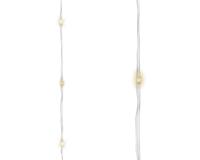 Micro twinkle LED 6m - 120 LED lampjes zilver/winterwit Kerstverlichting Decoris - Decoris