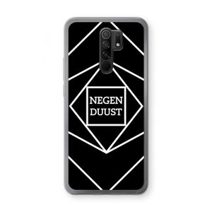 Negenduust geometrisch: Xiaomi Redmi 9 Transparant Hoesje