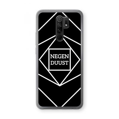 Negenduust geometrisch: Xiaomi Redmi 9 Transparant Hoesje