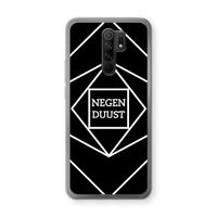 Negenduust geometrisch: Xiaomi Redmi 9 Transparant Hoesje