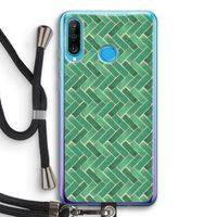 Moroccan tiles 2: Huawei P30 Lite Transparant Hoesje met koord