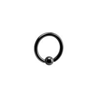 Ball closure ring met fixed ball Chirurgisch staal 316L Piercingringen