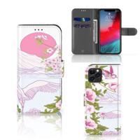 Apple iPhone 11 Pro | Telefoonhoesje | Met pasjeshouder | Bird Standing