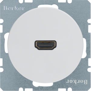 Berker wandcontactdoos HDMI R1-R3 wit 3315422089