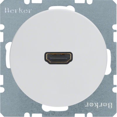 Berker wandcontactdoos HDMI R1-R3 wit 3315422089