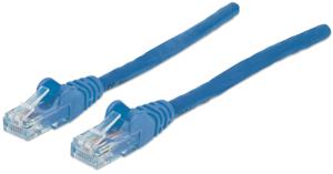 Intellinet 730464 RJ45 Netwerkkabel, patchkabel CAT 6 U/UTP 20.00 m Blauw 1 stuk(s)