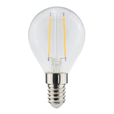 HOFTRONIC™ LED Filament lamp E14 - 2,5 Watt 250 Lumen - G45 vorm - 2700K Warmwit licht - Dimbaar - Helder glas