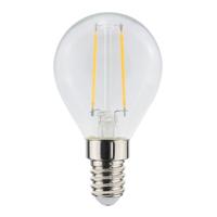 HOFTRONIC™ LED Filament lamp E14 - 2,5 Watt 250 Lumen - G45 vorm - 2700K Warmwit licht - Dimbaar - Helder glas