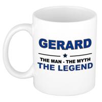 Gerard cadeau mok - man myth legend - naam koffiemok - 300 ml - collega - vaderdag