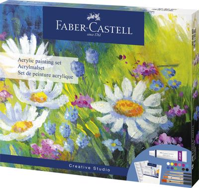 Faber Castell Acrylverfset 18-delig