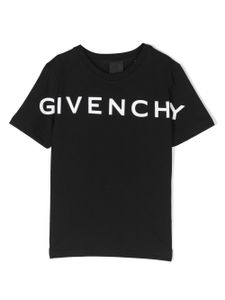 Givenchy Kids t-shirt en coton biologique à motif étoile - Noir