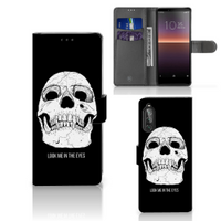 Telefoonhoesje met Naam Sony Xperia 10 II Skull Eyes