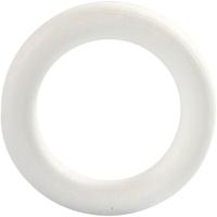 Creativ Company Ring, afm 12 cm, dikte 20 mm, wit, 1 stuk Creativ Company Ring, afm 12 cm, dikte 20 mm, wit, 1 stuk
