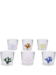 Ichendorf Milano lot de 6 gobelets Coral Reef - Blanc