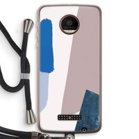 Lapis: Motorola Moto Z Force Transparant Hoesje met koord