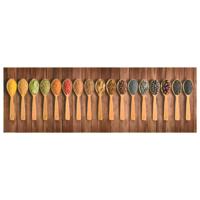 VidaXL Keukenmat wasbaar spoons 60x300 cm