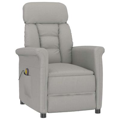 Massagestoel Lichtgrijs 70.5 x 96.5 x 95 cm Polyester