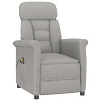 Massagestoel Lichtgrijs 70.5 x 96.5 x 95 cm Polyester