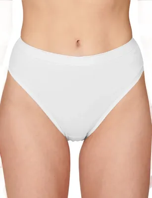 Ondergoed 2-Pack dames Rio slip - 32282 - Hoog opgesneden dames slip - Biologisch katoen